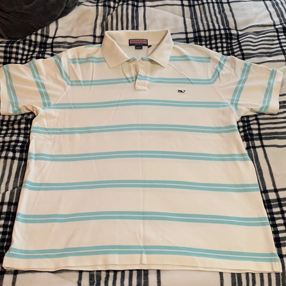 Vineyard Vines Striped Polo XL